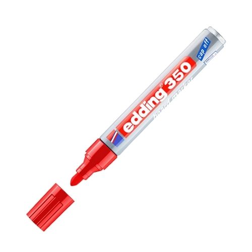 Marcador Recargable Borrable Rojo Edding Ref 350