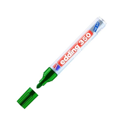 Marcador Recargable Borrable Verde Edding Ref : 350