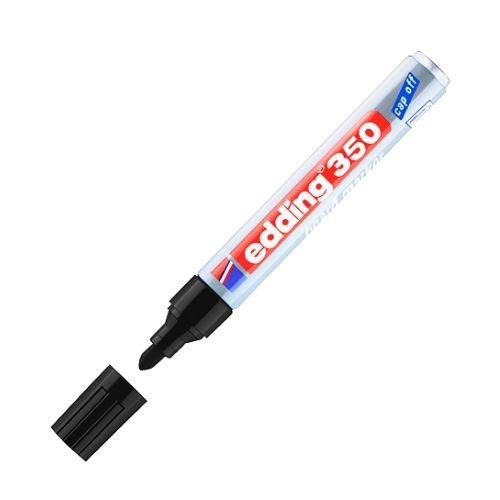 Marcador Recargable Borrable Negro Edding Ref 350