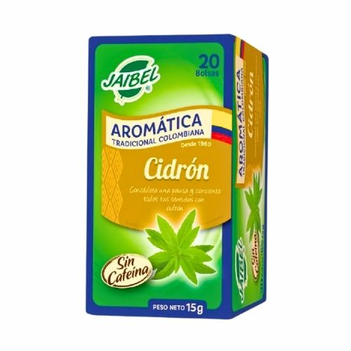 Aromatica Jaibel Tradicional Cidron Caja x 20 Sobres