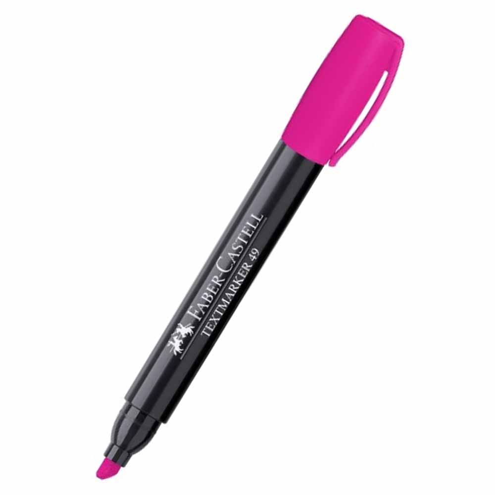 Resaltador Faber Castell Textliner 49-P Rosado