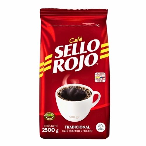 Cafe Sello Rojo Institucional Molido 2500 g (=)