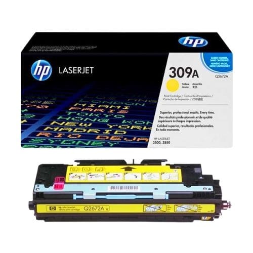 toner hewlett packard q2672a amarillo clj3500-3550  no.309a