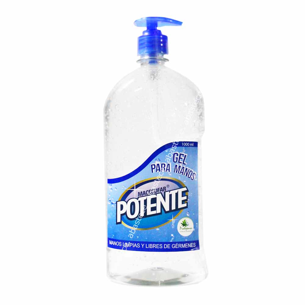 gel antibacterial x 1000ml glicerina potente(*)