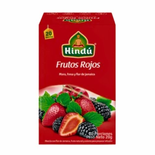 Infusion Hindu Frutal Frutos Rojos Caja x 20 Sobres