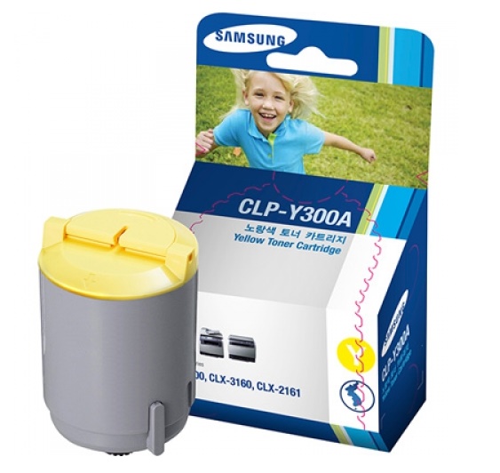 toner samsung clp-y300a yellow