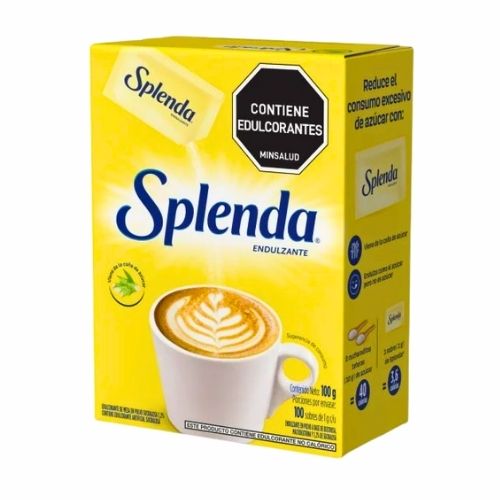Splenda Endulzante Sin Calorias Caja X 100 Sobres 1g (=)
