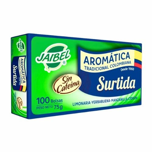Aromatica Jaibel Tradicional Surtida Caja X 100 Sobres