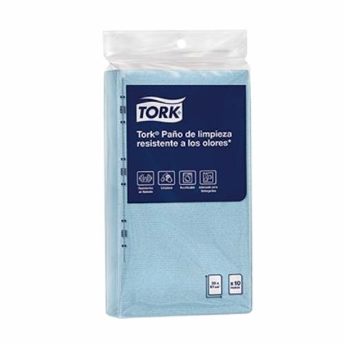 Paño Familia Semidesechable Antibacterial Azul Paq.x10 Paños 74312