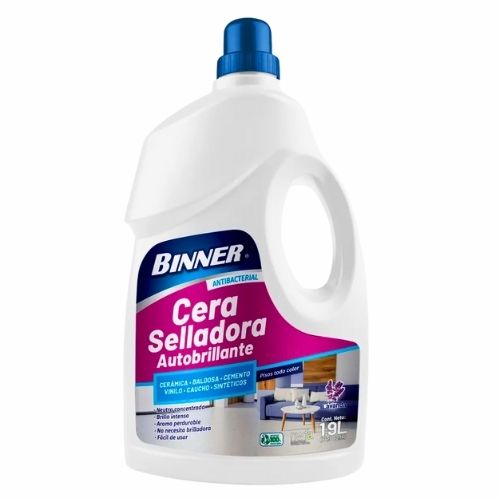 Cera Selladora Autobrillante Antideslizante 1900 Ml Binner 1808