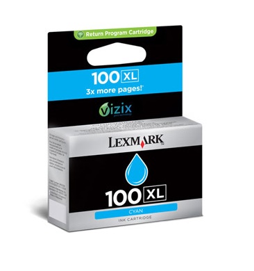 toner lexmark  100 xl cyan 14n1069