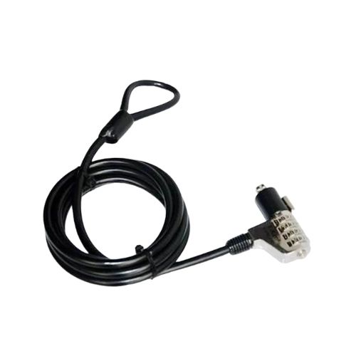 Guaya Cable Seguridad Portatil  1.8M. Marca Aidata Clave