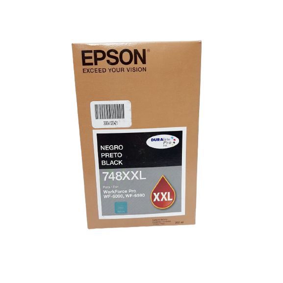 Cartucho Epson Black WF-6090/6590 T748XXL120AL 10.000 Pag