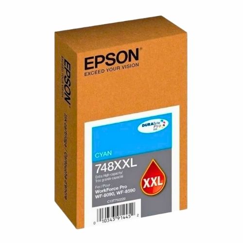 Cartucho Epson Cyan WF6090/6590 T748XXL220AL 7.000 Pag