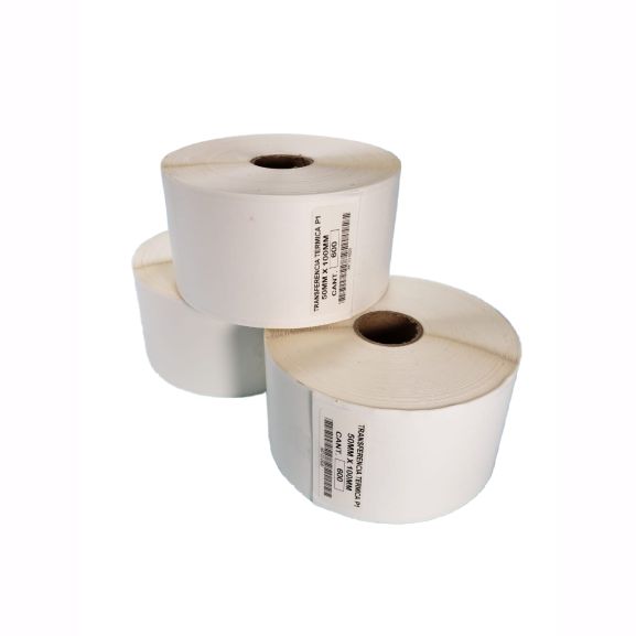Etiqueta Termica Directa 100mm X 50mm Rollo X 1000 etiquetas 1 Columna