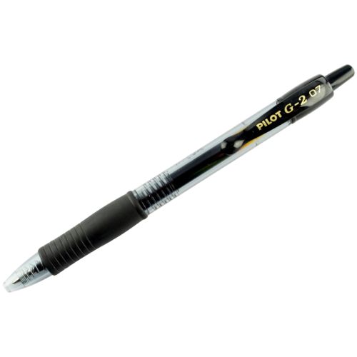 Boligrafo Pilot BL-G2 Grip Gel Retractil Negro 0.7 Mm