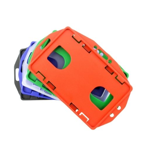 portadocumento acrilico  plus doble funcion  azul  