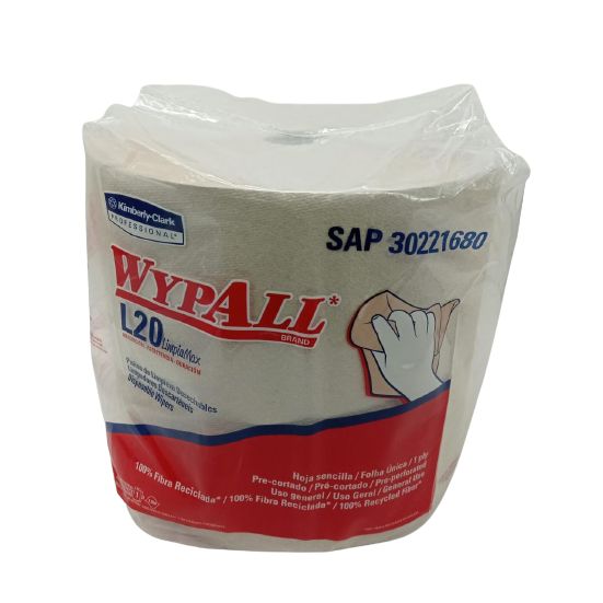 Limpion Wypall Natural H Sencilla Rollo 300m L20 30243038