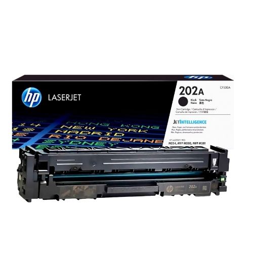 Toner Hewlett Packard 202A Negro CF500A LASERJET M254/M280
