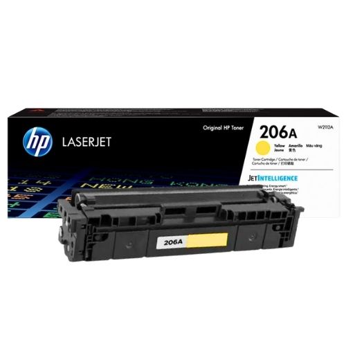 toner hewlett packard w2112a yellow 206a laserjet pro