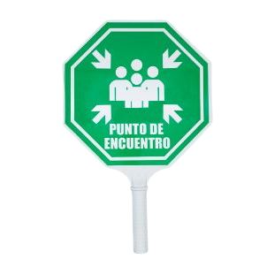 Paleta De Señalizacion Punto De Encuentro