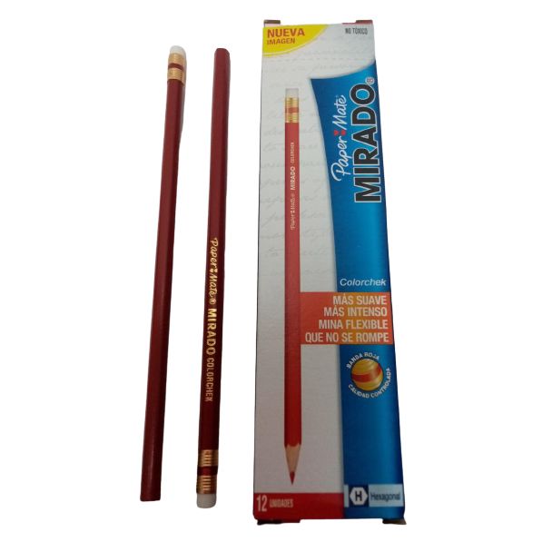 lapiz rojo mirado chequeo colorchek (*)