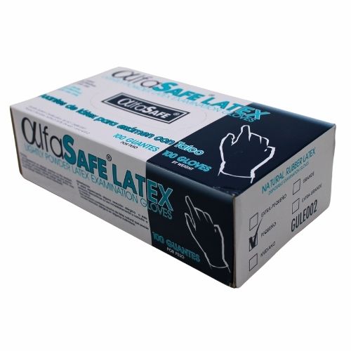 Guante Latex no Esteriles Con Talco Talla S Caja 100 u