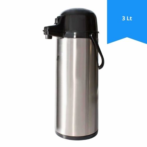 Termo Bomba en Acero Inoxidable de 3 Litros