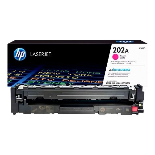 Toner Hewlett Packard 202A Magenta CF503A LASERJET M254/M280