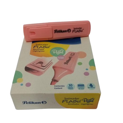 Resaltador Pelikan Flash Color Pastel Durazno