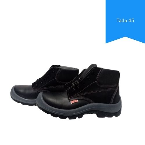 bota cuero negro dielectrica master talla 45