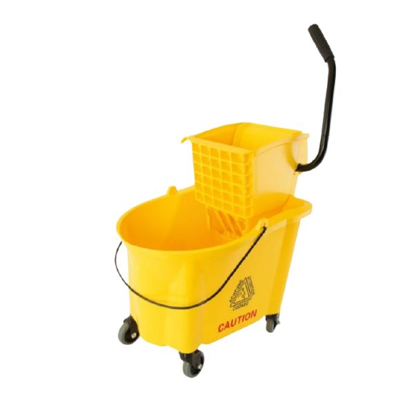 Carro Balde Exprimidor 24 Lts Ref 338 Amarillo Fuller Pinto