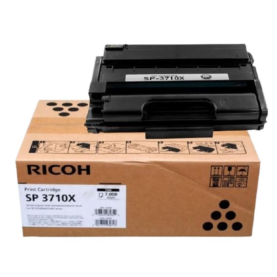 Toner Ricoh Print Cartridge SP 3710X Negro