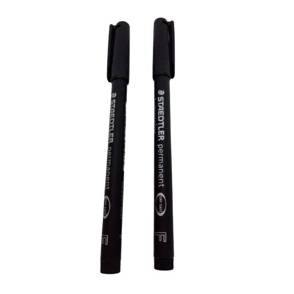 marcador lumocolor permanente staedtler  318 0.6mm negro