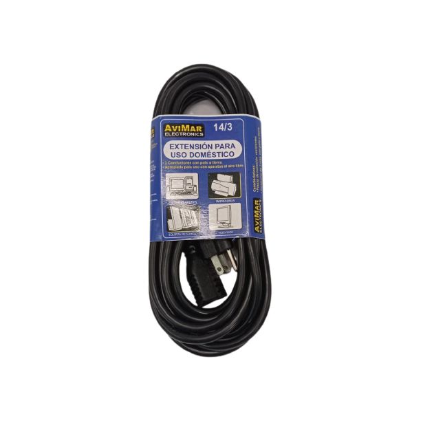 Extension Electrica Polo a Tierra de 5 Metros Cal. 3x14