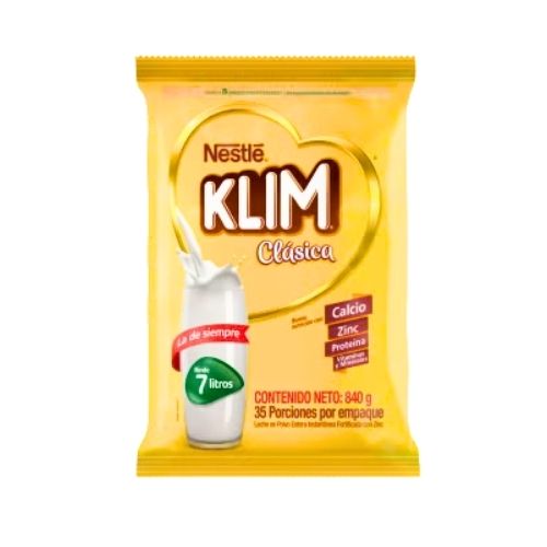 Leche en Polvo Klim Clasica Fortificada 840 g (*)