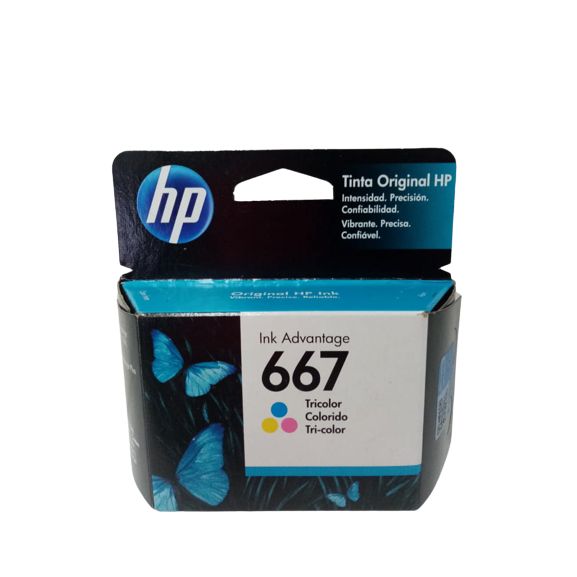Cartucho HP Tricolor 667 3YM78AL DESKJET INK ADVANTAGE