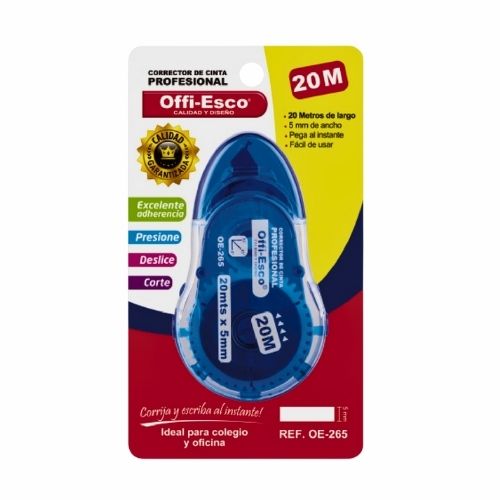 Corrector de Cinta Roller por 20 Metros Offi Esco OE- 265