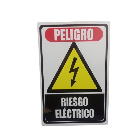 senalizacion 20 x 30cms riesgo electrico