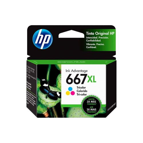 Toner Hewlett Packad 3ym80al Tricolor (cartucho Tinta 667xl)