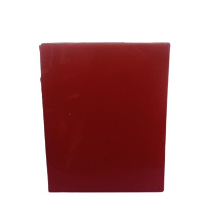 Caratula Policover Anillar Traslucido T.carta Paqx50 Rojo