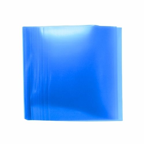 caratula policover anillar cristal carta paqx50 azul claro