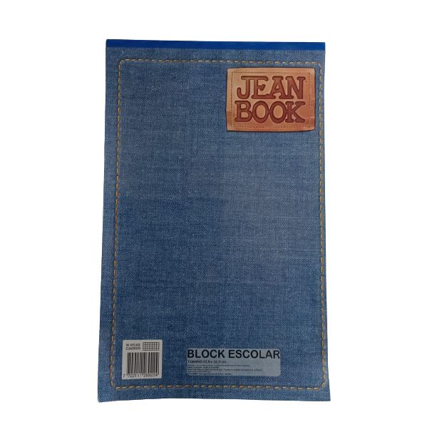 block cuadriculado oficio 70h. jean book