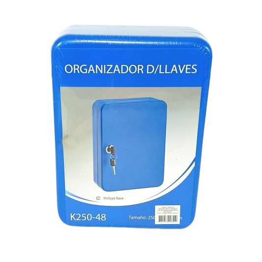 Organizador de Llaves 48 Puestos con Chapa 25x18x7.5cms
