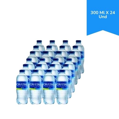 Agua Cristal Sin Gas 300Ml  Paca X24u.