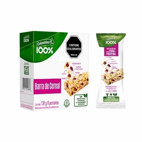 Barra De Cereal Con Fibra