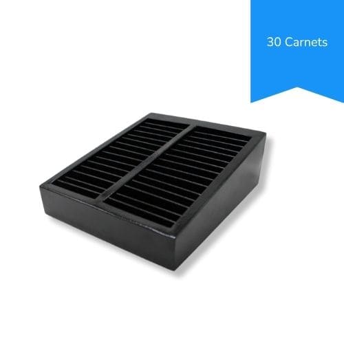 organizador metalico para 30 carnets