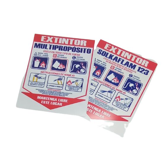 senalizacion de fabricacion 20x25cms