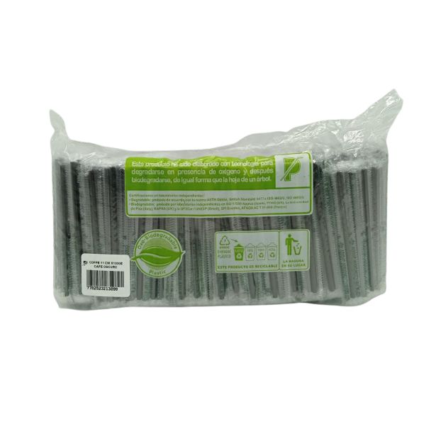 Mezcladores Plasticos Empaque Individual Paquete 1000 Uds