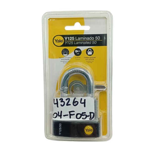 Candado Yale Y125/50 50 Mm